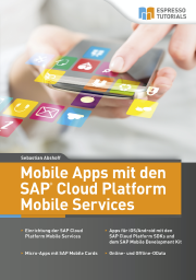Deckblatt des Buchs "Mobile Apps mit den SAP Cloud Platform Mobile Services"