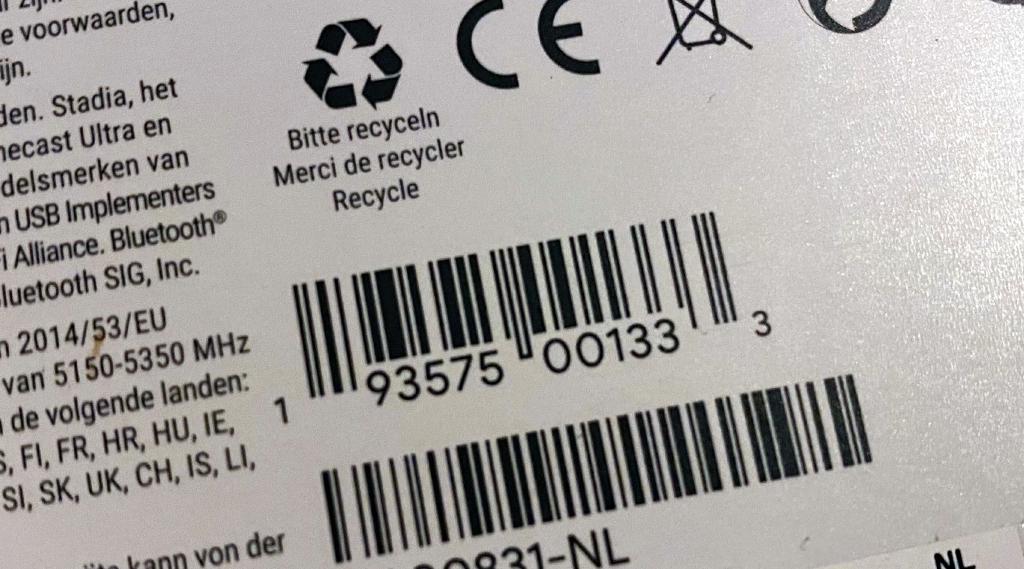 Verpackung mit einer 12-stelligen GTIN