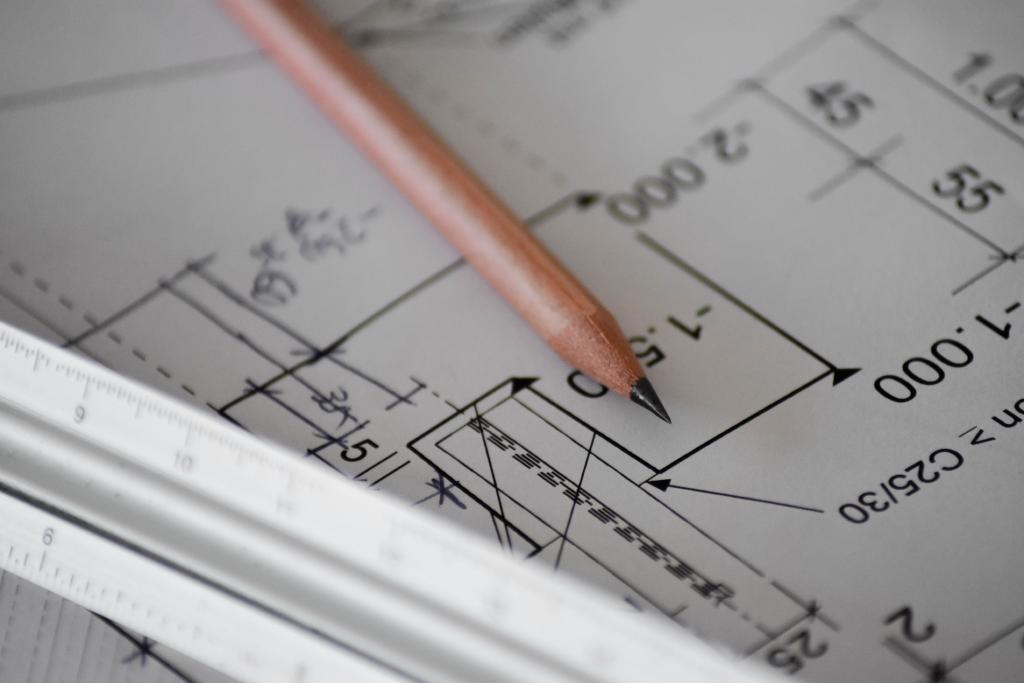 Stift, Lineal und Plan Stift, Lineal und Plan