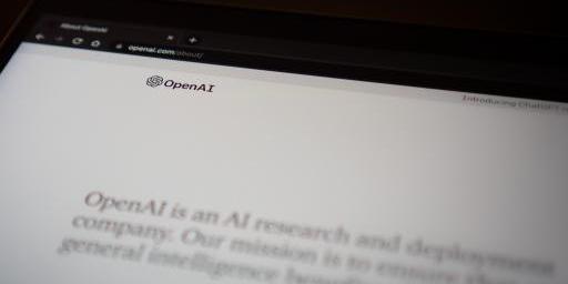 Foto der OpenAI Website